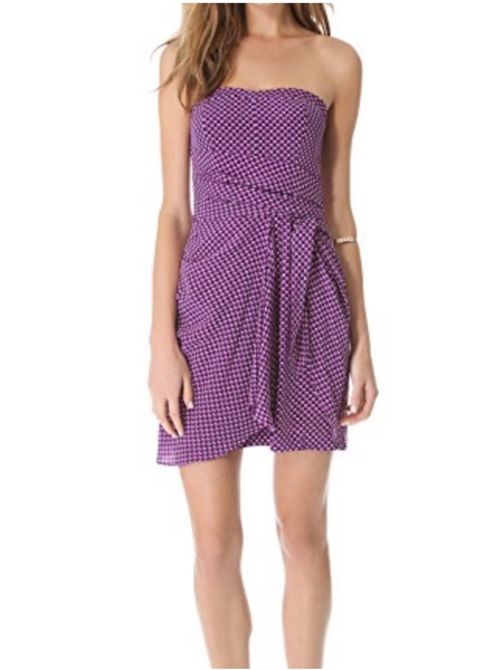 Club Monaco silk mini dress